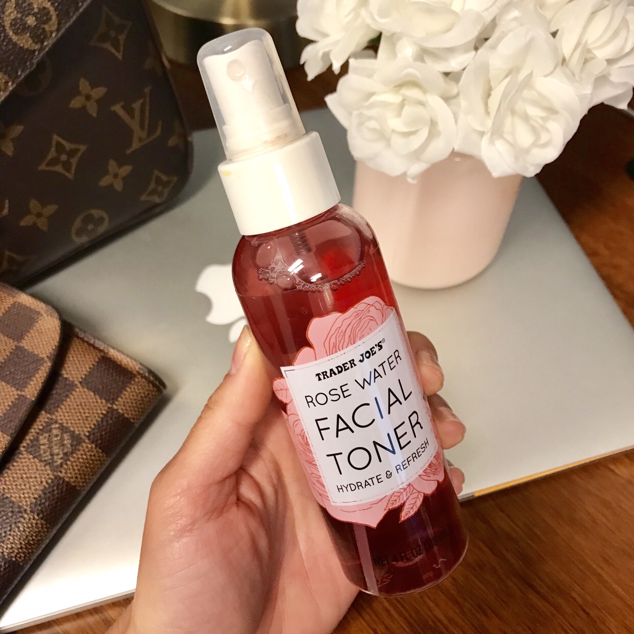 trader joes rose water facial mist